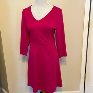 Fushia swirl skirt dress.